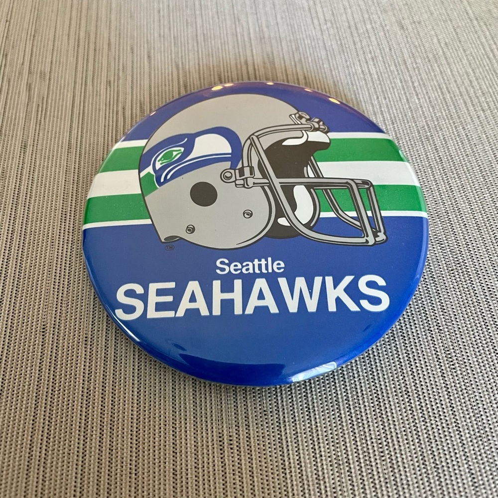 Seattle Seahawks vintage button
